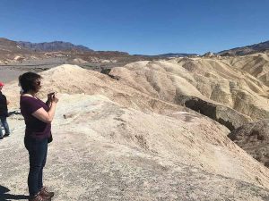 Robin at Zabriskys Point